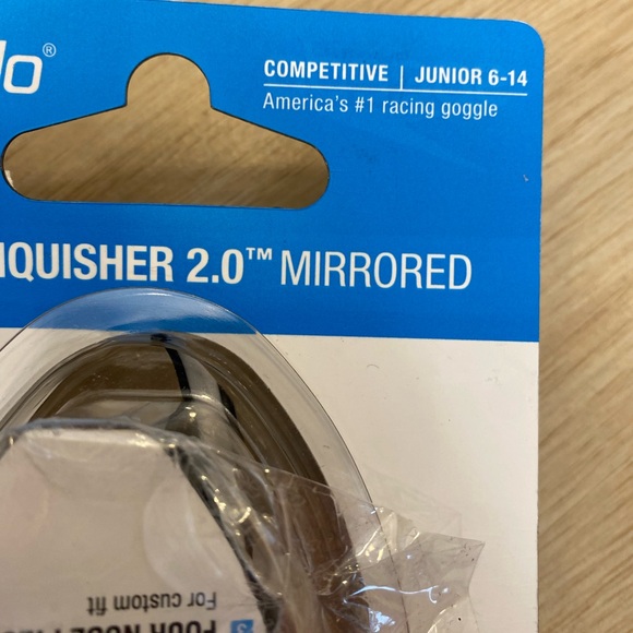Speedo Jr Vanquisher Mirrored Swim Goggles Competition Goggles Juniors 6-14 - Picture 4 of 6